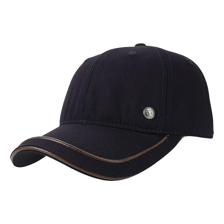 Men's Haggar Heathered Baseball Cap, Blue (navy)
