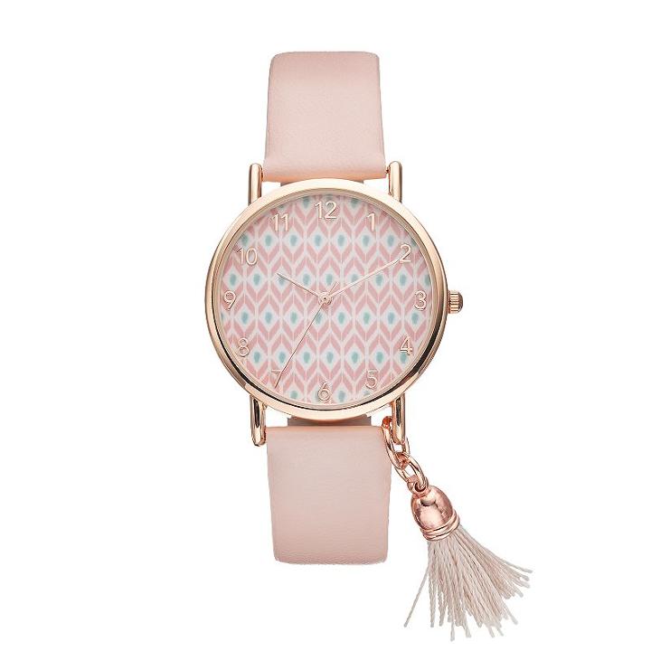 Women's Tribal Tassel Watch, Size: Medium, Pink
