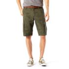Men's Dockers D3 Classic-fit Standard Washed Cargo Shorts, Size: 42, Green