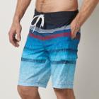 Big & Tall Sonoma Goods For Life&trade;stretch Swim Trunks, Men's, Size: L Tall, Blue Other