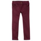 Toddler Girl Carter's Maroon Twill Jeggings, Size: 3t, Red Other