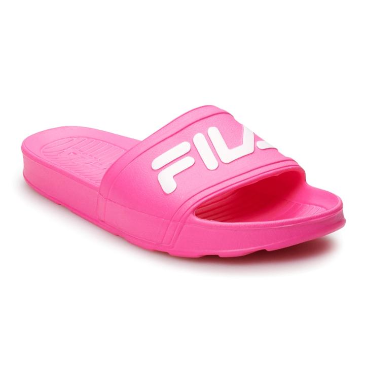 Fila&reg; Sleek Slide Women's Slide Sandals, Size: 6, Med Pink