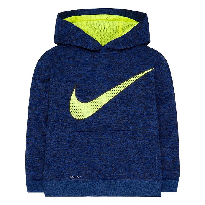 Boys 4-7 Nike Therma-fit Fleece Space-dyed Hoodie, Boy's, Size: 4, Brt Blue