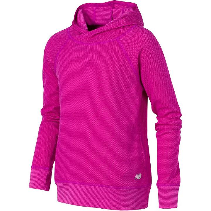 Girls 7-16 New Balance Hooded Pullover, Size: 16, Drk Purple