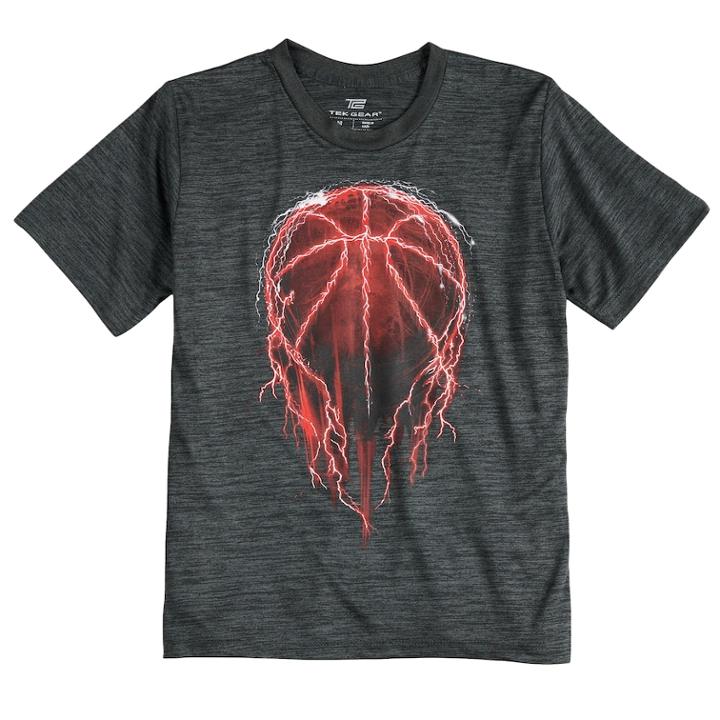 Boys 8-20 Tek Gear&reg; Electric Ball Tee, Size: Small, Oxford