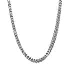 Lynx Men's Stainless Steel Foxtail Chain Necklace - 30 In, Size: 30, Grey