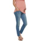 Maternity A:glow Full Belly Panel Skinny Jeans, Women's, Size: 4 Tl-mat, Blue