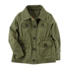 Girls 4-8 Carter's Olive Utility Jacket, Size: 6x, Green Oth
