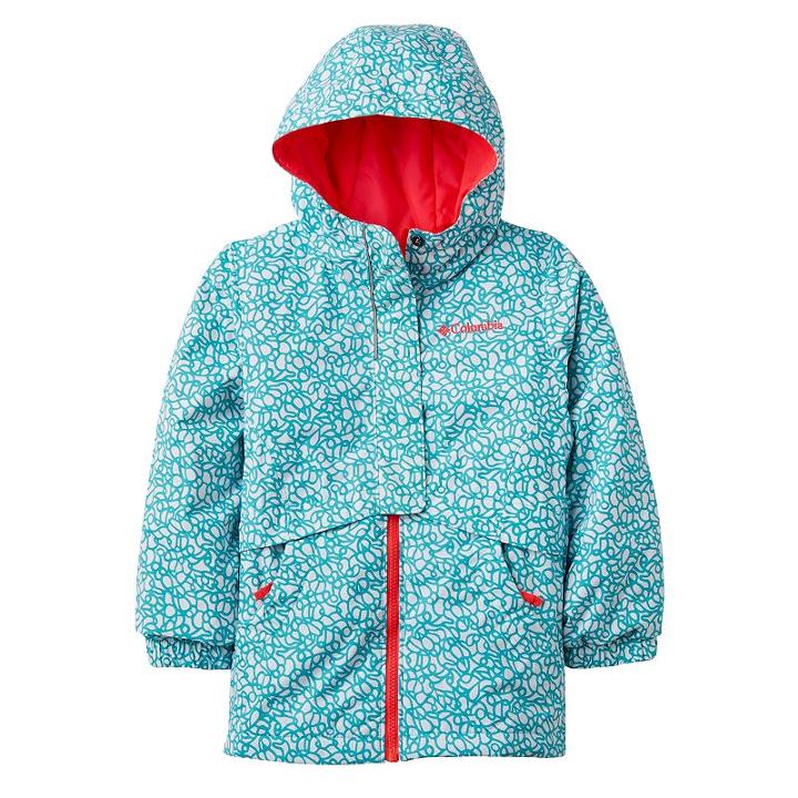 Girls 4-18 Columbia Outgrown Ready Set Snow Thermal Coil Jacket, Girl's, Size: Xxs (4-5), Green Oth