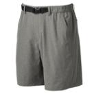 Croft & Barrow, Men's &reg; Outdoor Belted Stretch Shorts, Size: 34, Grey