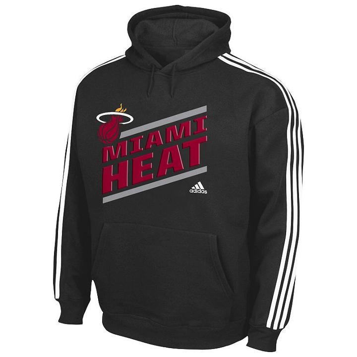 Boys 8-20 Adidas Miami Heat Practice Hoodie, Boy's, Size: S(8), Black