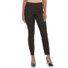 Women's Apt. 9&reg; Pull-on Skinny Dress Pants, Size: 16, Black