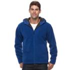 Men's New Balance Sherpa-lined Polar Fleece Hooded Jacket, Size: Large, Dark Blue