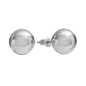 Dana Buchman Ball Stud Earrings, Women's, Grey