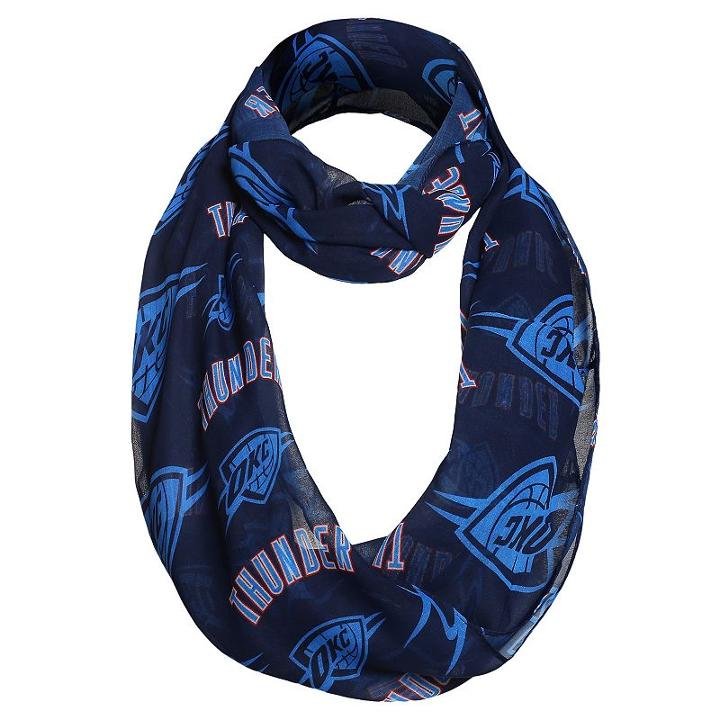 Forever Collectibles, Women's Oklahoma City Thunder Logo Infinity Scarf, Multicolor