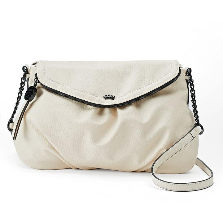 Juicy Couture Traveler Flap Crossbody Bag, Women's, White