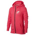 Girls 7-16 Nike Just Do It Marled Nep Raglan Zip-up Hoodie, Size: Large, Red Other