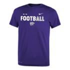 Boys 8-20 Nike Kansas State Wildcats Legend Football Tee, Size: L 14-16, Purple