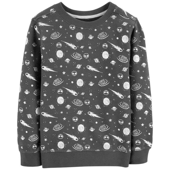 Boys 4-12 Carter's Space Print Pullover Sweatshirt, Size: 8