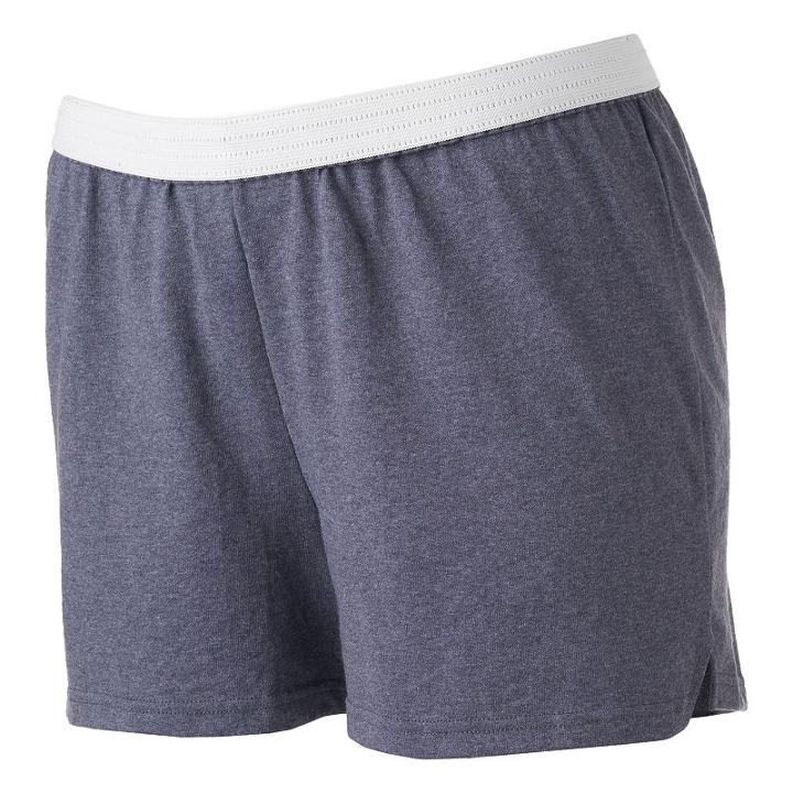 Juniors' Plus Size Soffe Curves Classic Shorts, Teens, Size: 2xl, Dark Grey