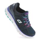 Skechers Relaxed Fit S Flex Fashion Play Girls' Athletic Shoes, Girl's, Size: 11, Blue (navy)