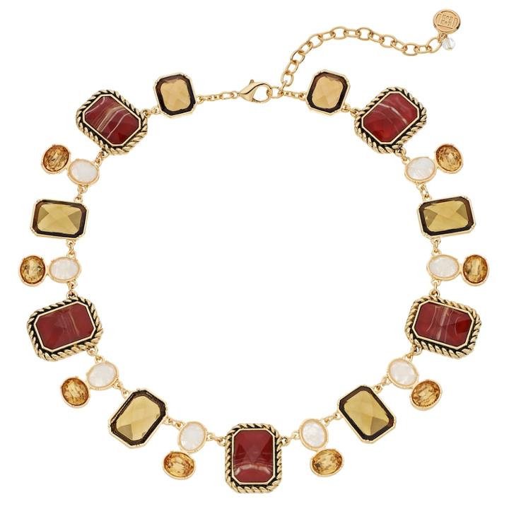Dana Buchman Brown Geometric Statement Necklace, Women's
