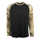 Men's Realtree Stealth Performance Tee, Size: Small, Black