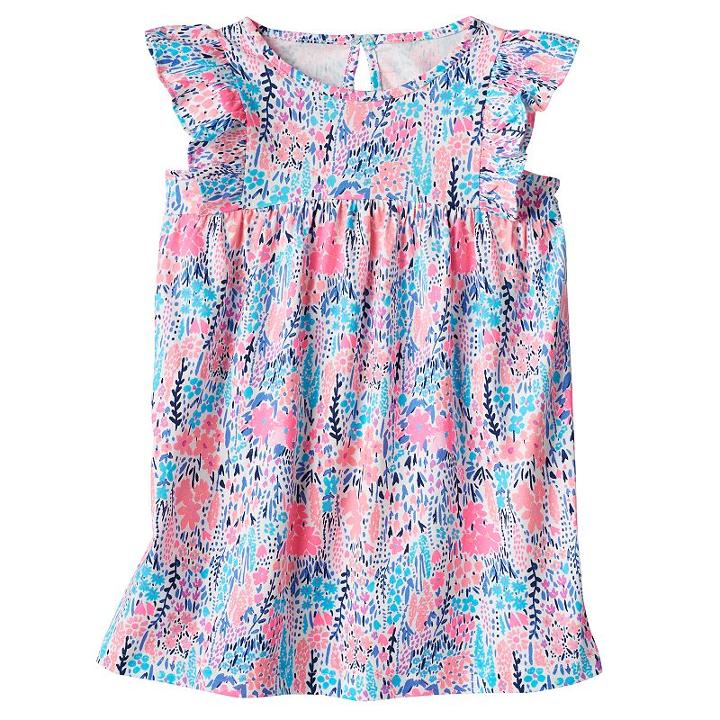 Girls 4-12 Oshkosh B'gosh&reg; Floral Printed Tunic, Girl's, Size: 8, Ovrfl Oth