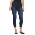 Women's Juicy Couture Released Hem Skinny Jeans, Size: 12 Avg/reg, Blue