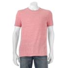 Men's Sonoma Goods For Life&trade; Heathered Everyday Pocket Tee, Size: Xl, Med Red