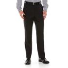 Men's Chaps Performance Classic-fit Wool-blend Comfort Stretch Flat-front Suit Pants, Size: 38x30, Black