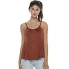 Juniors' Mudd&reg; Braided Scoopneck Tank, Teens, Size: Medium, Red