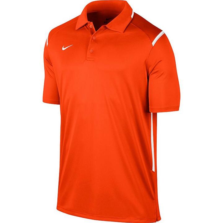 Men's Nike Training Performance Polo, Size: Medium, Brt Orange