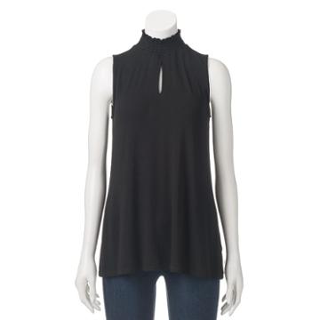 Women's Loramendi Mockneck Tank, Size: Xs, Black