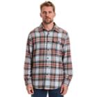 Big & Tall Stanley Classic-fit Plaid Flannel Button-down Shirt, Men's, Size: 3xl Tall, Dark Grey