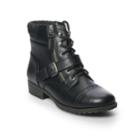 So&reg; Hackberry Women's Ankle Boots, Size: 6.5, Black