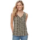 Women's Sonoma Goods For Life&trade; Challis Tank, Size: Large, Green