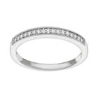 14k White Gold 1/10 Carat T.w. Diamond Wedding Ring, Women's, Size: 9