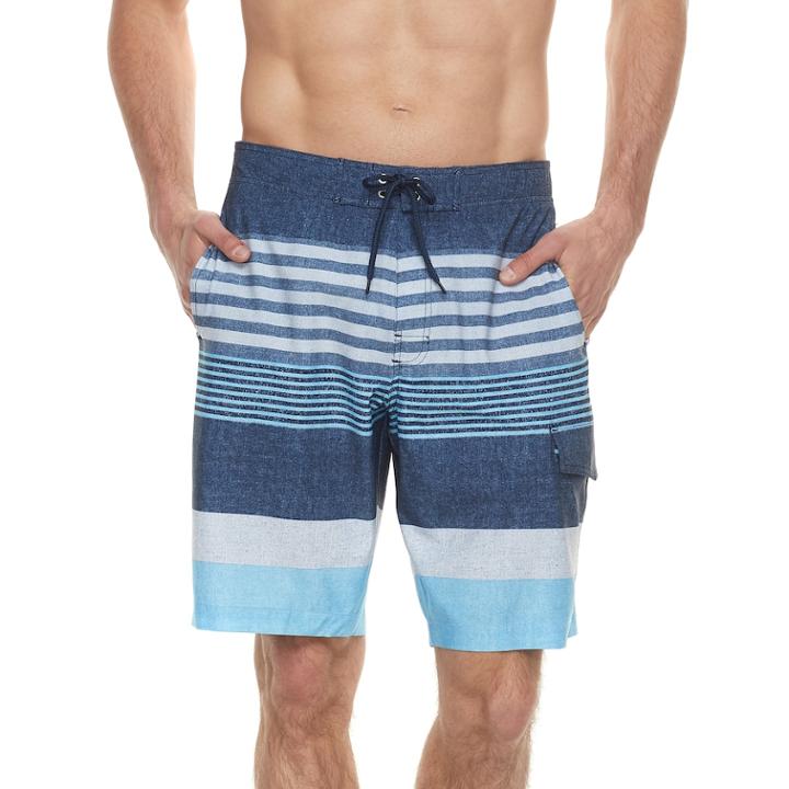 Big & Tall Sonoma Goods For Life&trade; Line Up Swim Trunks, Men's, Size: 4xb, Blue