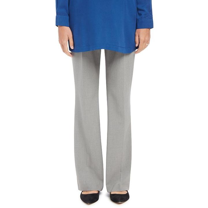 Maternity Oh Baby By Motherhood&trade; Secret Fit Belly&trade; Slim Bootcut Pants, Women's, Size: Large, Light Grey