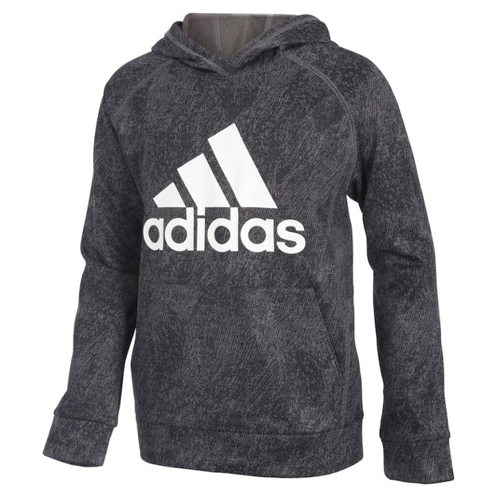 Boys 4-7x Adidas Motivation Hoodie, Size: 5, Black