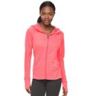 Women's Tek Gear&reg; Full-zip Fleece Hoodie, Size: Small, Brt Pink