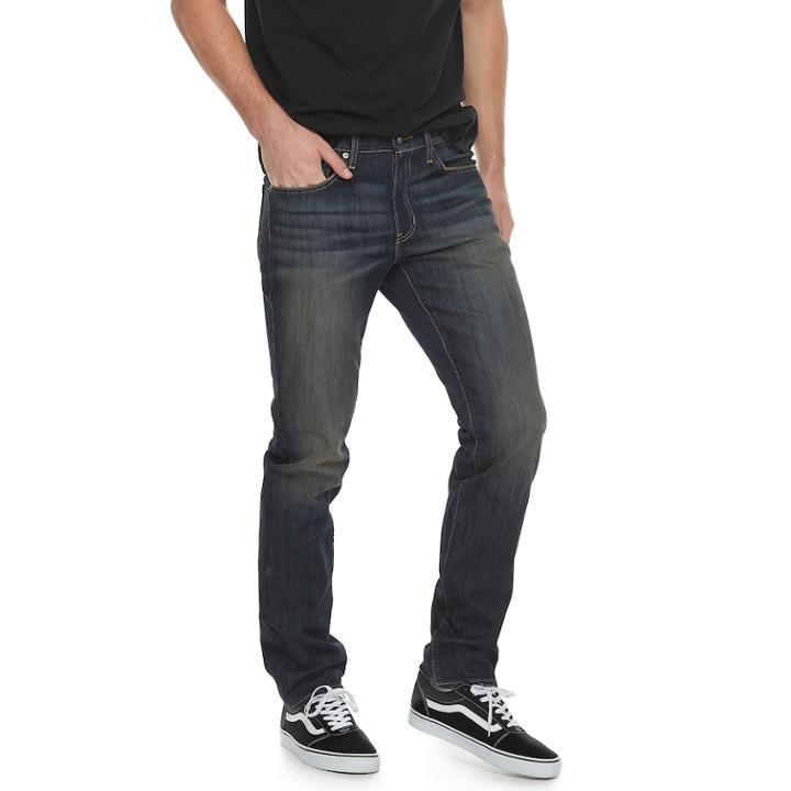 Men's Urban Pipeline&reg; Stretch Slim-fit Jeans, Size: 34x30, Dark Blue