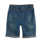 Boys 4-10 Jumping Beans&reg; Roll Cuff Denim Shorts, Size: 4, Dark Blue