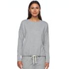 Women's Sonoma Goods For Life&trade; The Everyday Banded Bottom Lounge Sweatshirt, Size: Large, Grey