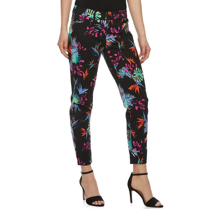 Women's Apt. 9&reg; Bistretch Ankle Pants, Size: 2, Oxford