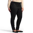 Plus Size Lee Annika Tapered Pants, Women's, Size: 25 - Regular, Black