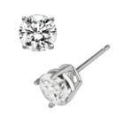 Diamonore Sterling Silver 1-ct. T.w. Simulated Diamond Stud Earrings, Women's, White