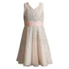 Girls 7-16 Emily West Glitter Mesh Dress, Girl's, Size: 7, Ovrfl Oth