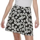 Juniors' So&reg; Zip-front Skater Skirt, Teens, Size: Small, Oxford